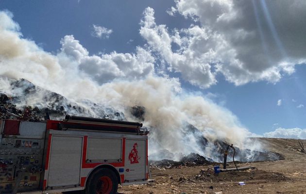 Recicladores están preocupados por incendio en Cerro Patacón Panamá