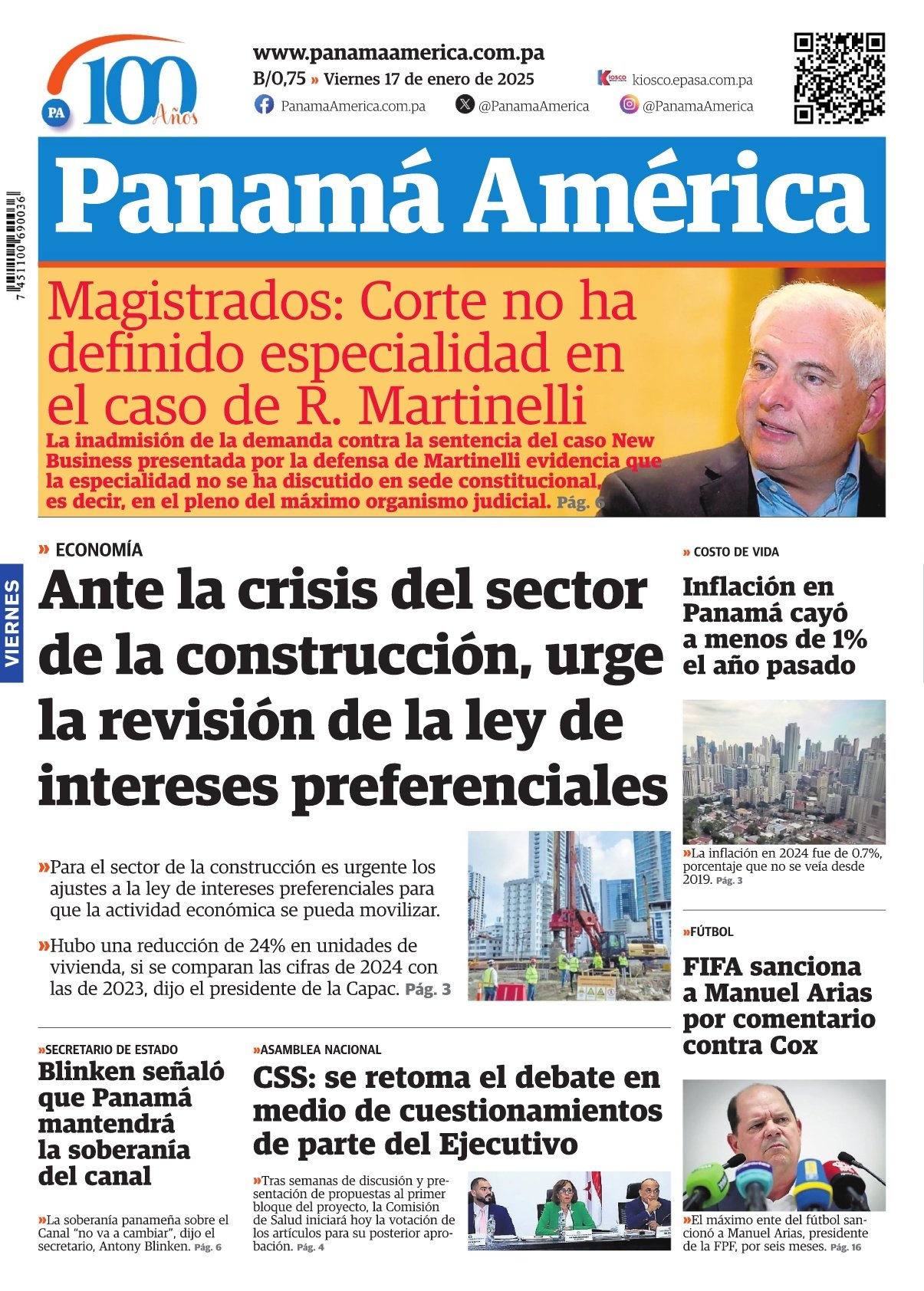 Portada del día