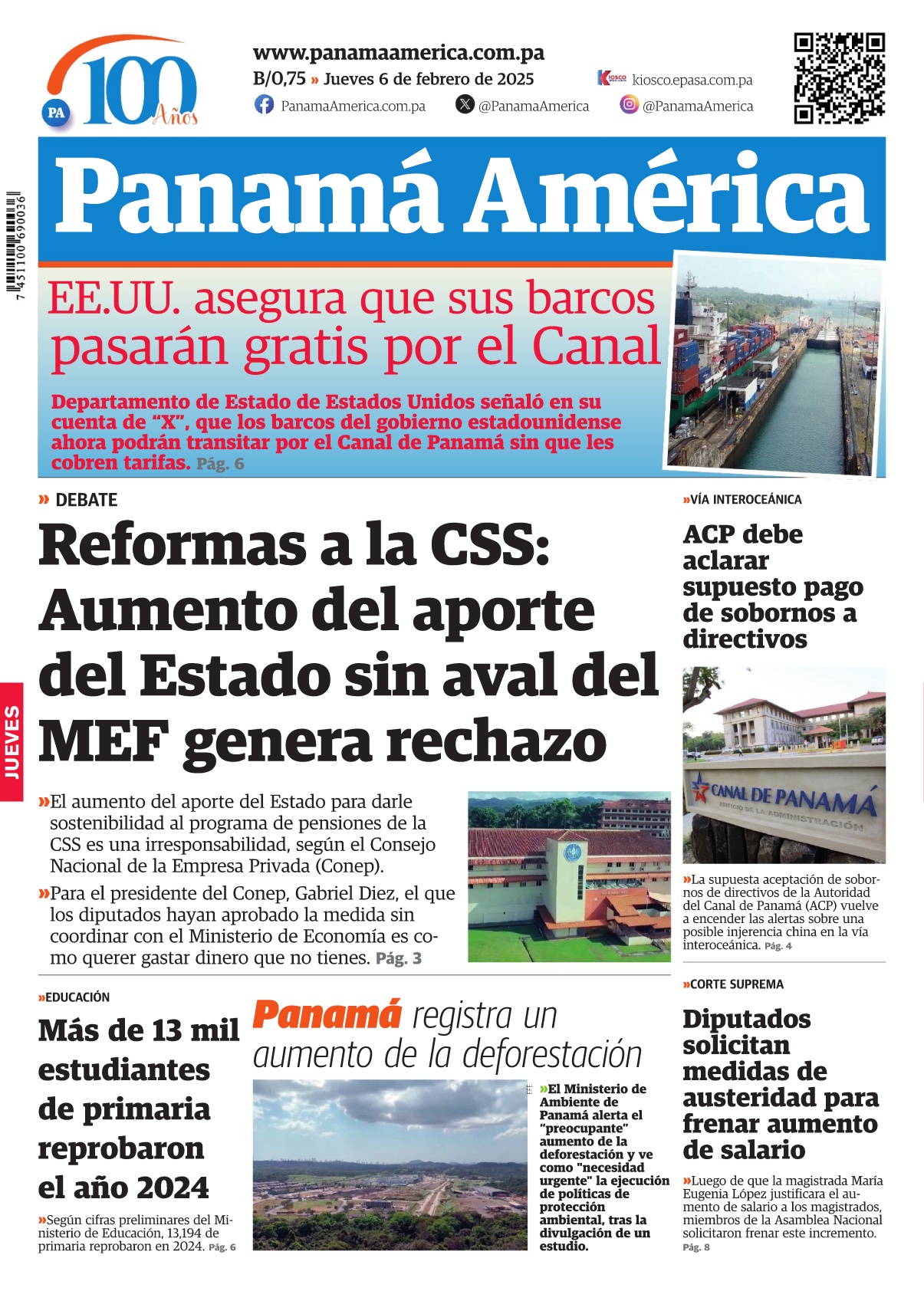 Portada del día