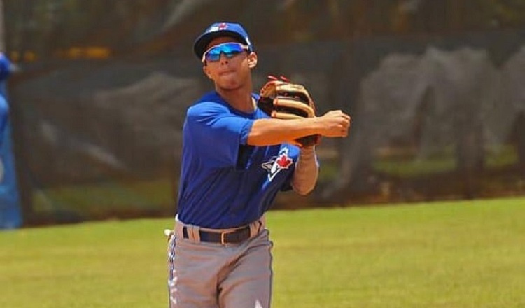 Adrián Montero, de los Azulejos de Toronto, figura en la lista del técnico Dimas Ponce para el próximo premundial. /Foto Cortesía