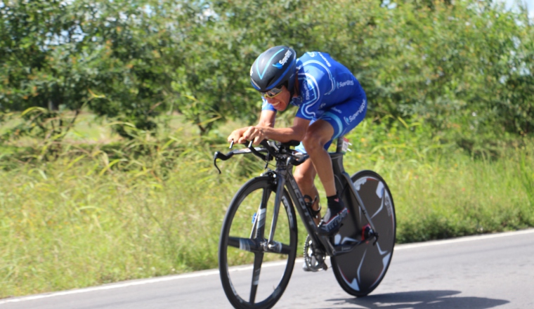 Didier Chaparro lidera la Vuelta a Chiriquí.