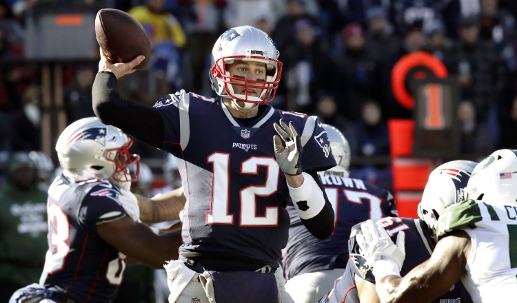 Tom Brady de los Patriots. /Foto AP