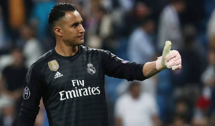 Keylor Navas perdió la titularidad en el Madrid. EFE