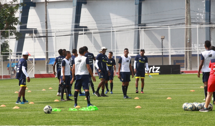 Julio Dely durante los entrenamientos de ayer. Anayansi Gamez