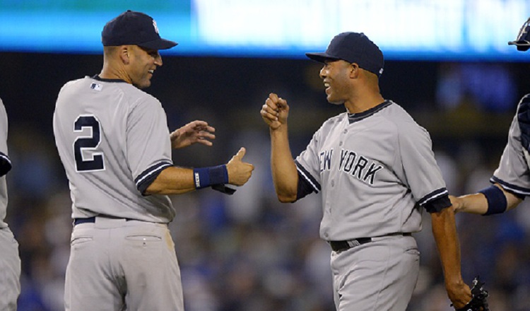 Mariano Rivera y Derek Jeter son grandes referentes de los Yanquis de Nueva York. AP