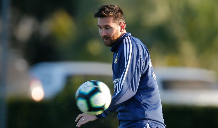 Messi no puso de candidata a Argentina. Foto EFE