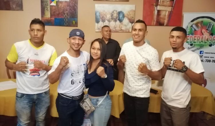 Boxeadores que verán acción en el gimnasio Los Naranjos en Chiriquí. @pyedelistmo