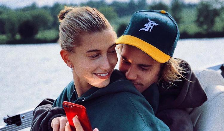 La modelo Hailey Bieber y el cantante Justin Bieber.