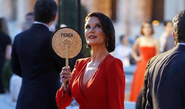 La actriz británica durante un evento que la marca italiana, Fendi, llevó a cabo en Roma (Italia).