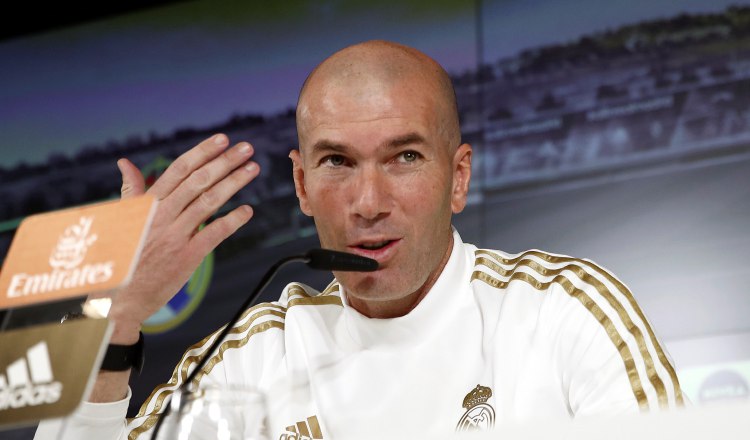 Zidane, técnico del Real Madrid. Foto:EFE