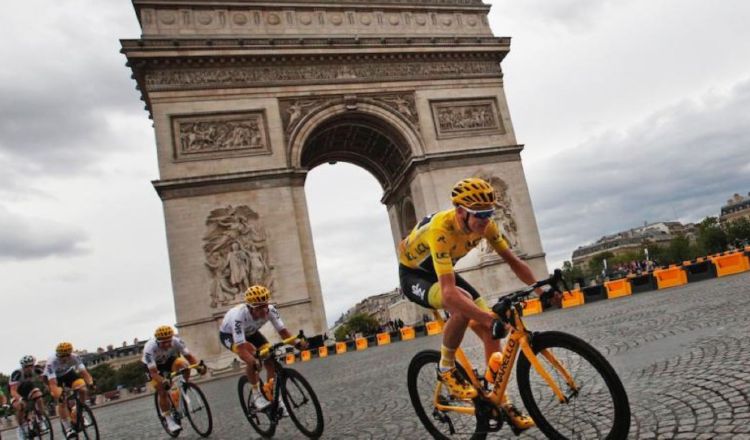 El ciclista británico Chris Froome. Foto:AP