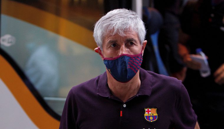 Quique Setién, entrenador del FC Barcelona. Foto: EFE