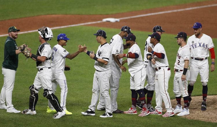 Peloteros en el pasado Juegos de Estrellas. Foto:EFE