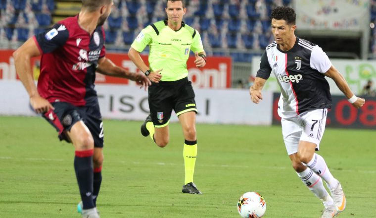 Juventus con Ronaldo perdió ante Cagliari. Foto:EFE