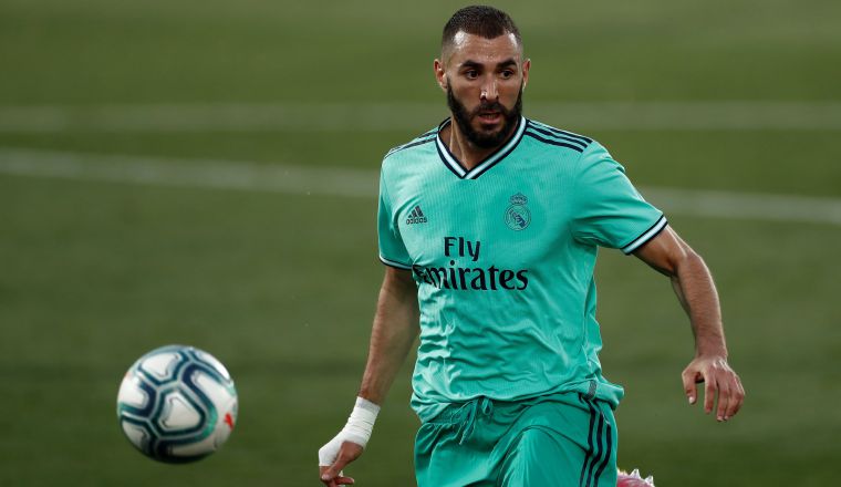 Karin Benzema la cuota goleadora del Real Madrid. Foto:EFE