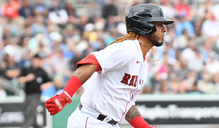 Jonathan Araúz de los Medias Rojas de Boston. Foto: Instagram