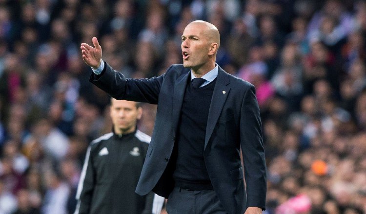 Zidane, técnico del Real Madrid. Foto:EFE