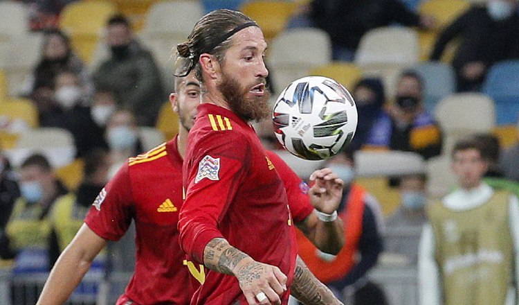 Sergio Ramos, capitán de España. Foto:EFE