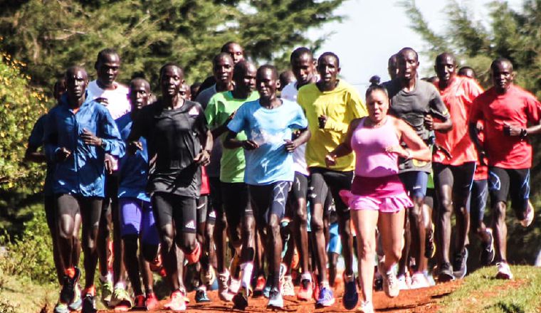 Un entrenamiento en Kenia. Cortesía