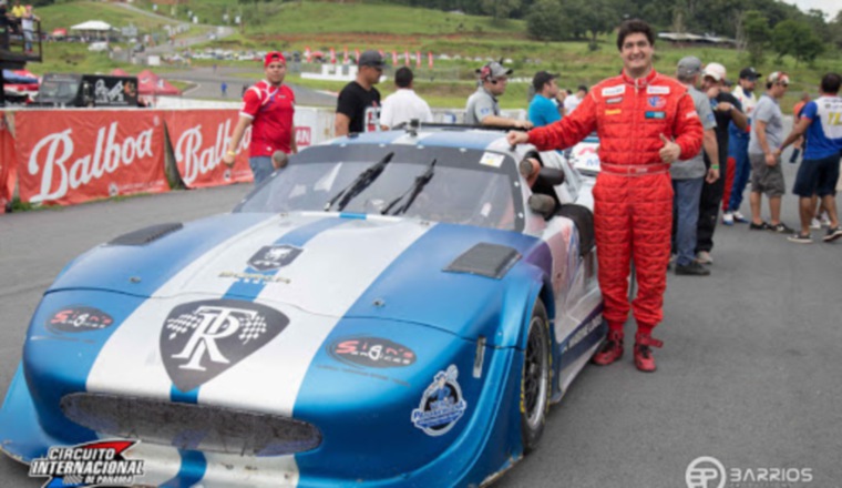 Óscar Terán en una de sus competencias en Panamá. Foto: Cortesía.