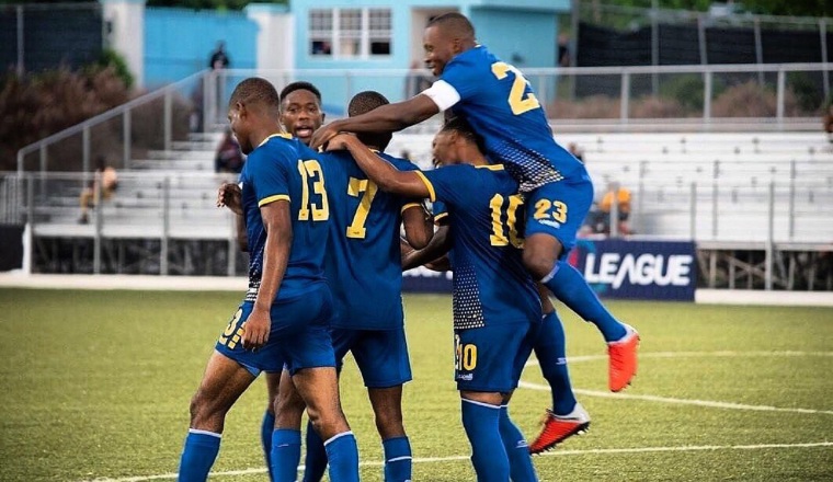 Jugadores de Barbados. Foto:Twitter