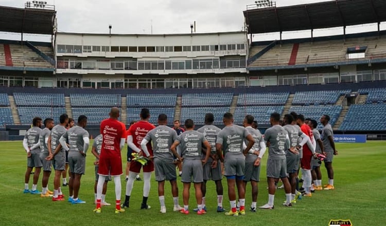 Jugadores del seleccioando panameño. Foto:Fepafut