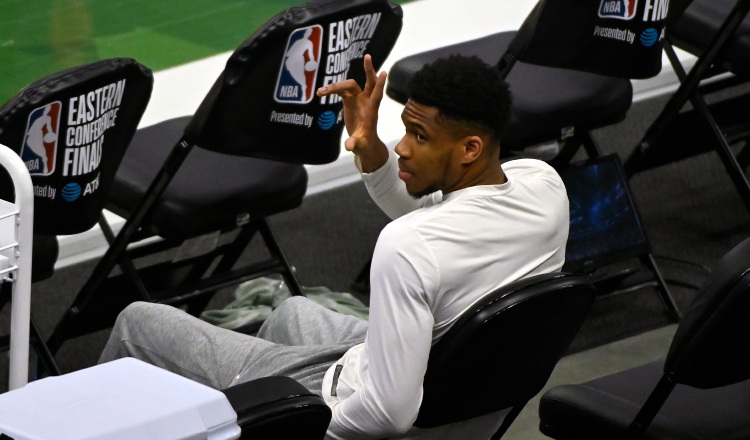 Giannis Antetokounmpo. Foto:EFE 