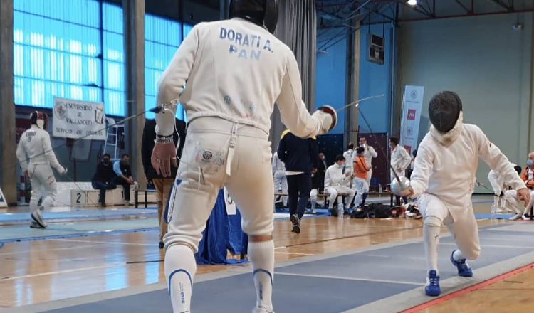 Arturo Dorati Ameglio, entrena con el equipo de España en la ciudad de Madrid. Cortesía