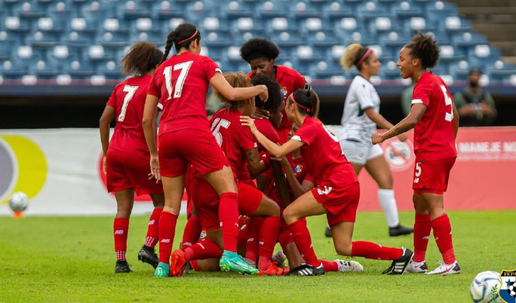 Jugadoras del equipo femenino panameño. Foto:Fepafut