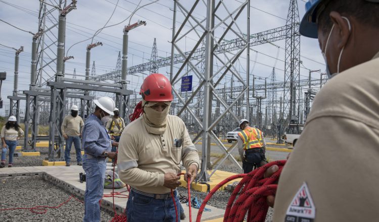 Trabajos de mantenimiento de las líneas. Cortesía