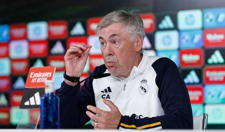 Carlo Ancelotti, técnico de Real Madrid. Foto: EFE