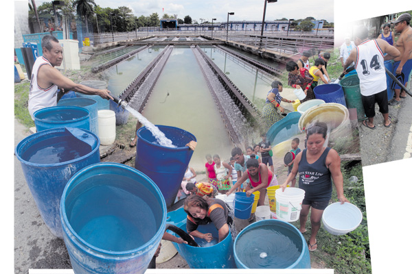 Se recomienda a la población hacer uso racional del agua.