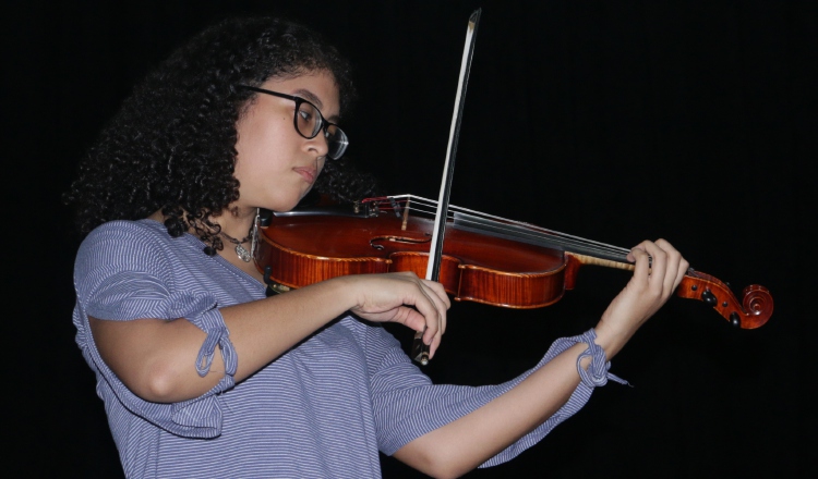 Alanys Araúz ganó una de las cinco becas para estudiar en el Conservatorio Santa Cecilia, en Roma. Cortesía Inac