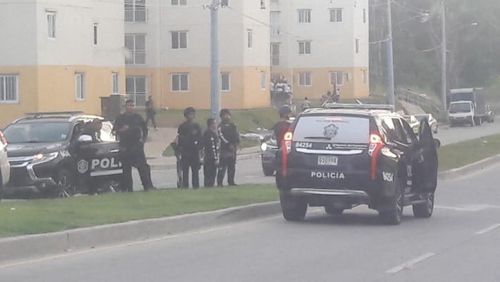 La Policía Nacional llevó a cabo varios operativos en el lugar. Foto/Diómedes Sánchez