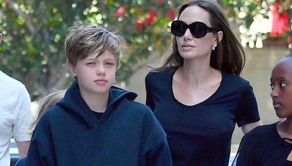 Angelina Jolie y su hija.