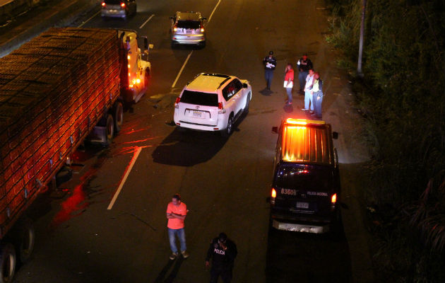 El accidente se registró la noche del domingo en la autopista Arraiján – La Chorrera.