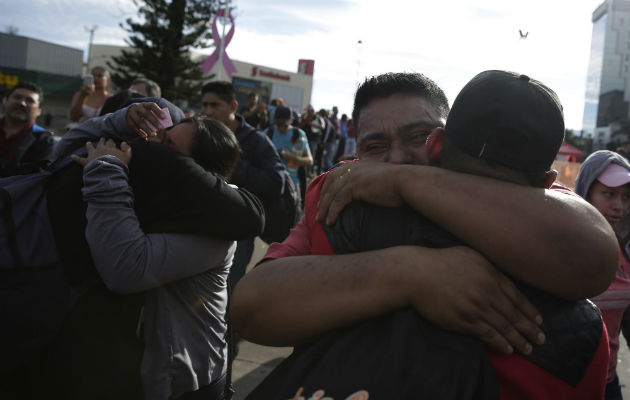 Según la ONU, los inmigrantes hondureños que salieron el 13 de octubre por Agua Caliente (Honduras) son unos 3.000, pero en el recorrido se han ido sumando otros.