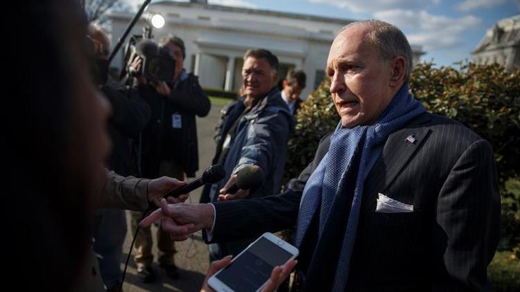  Larry Kudlow, asesor económico de Donald Trump, dijo que acuerdo 