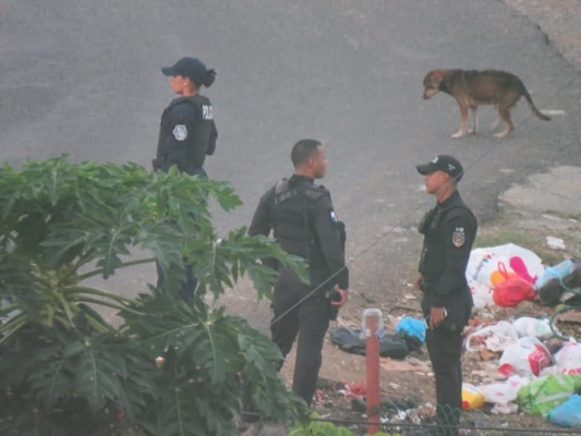 Funcionarios del Ministerio Público llegaron a la comunidad, para iniciar las investigaciones del caso. Foto/Diómedes Sánchez