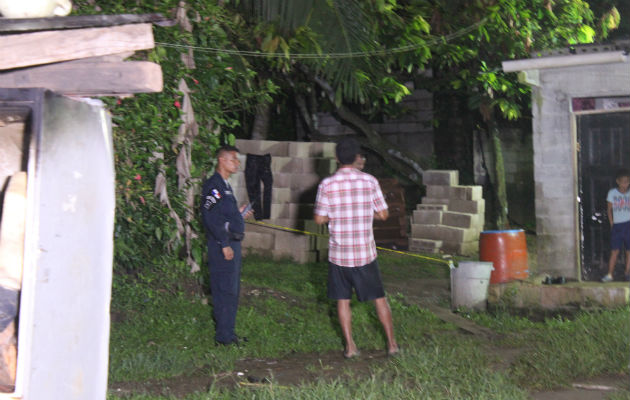 Lugar donde se dieron los hechos, donde falleció una persona en el sector de Guayabal, en la provincia de Colón.