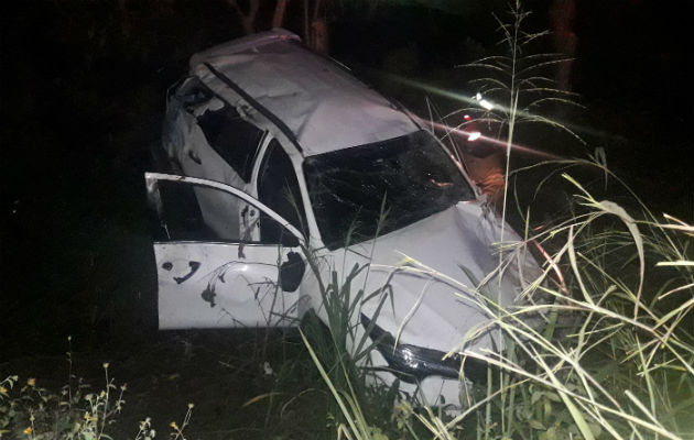 Estado en que quedó la camioneta en Bagalá. Foto: Mayra Madrid. 