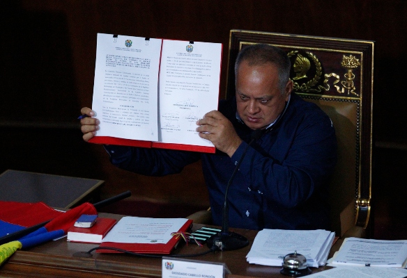 Diosdado Cabello es el segunda en el gobierno de Nicolás Maduro. FOTO/AP