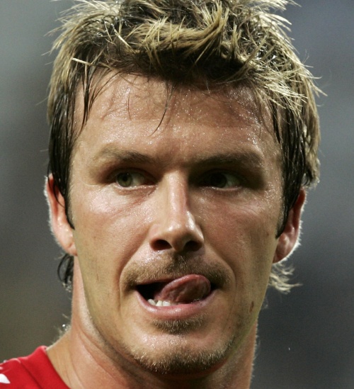 david beckham peinado 2009