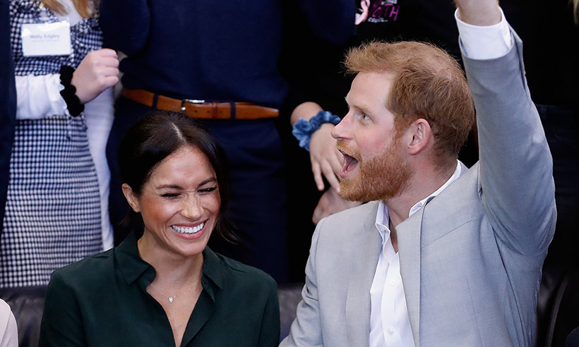 Meghan y Harry. Foto: Archivo