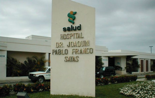 La menor llegó sin signos vitales al hospital Joaquín Pablo Franco de Las Tablas, hacia donde fue traslada. Foto: Thays Domínguez. 