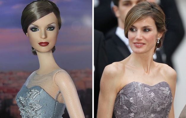 La reina Letizia es una flamante Barbie 