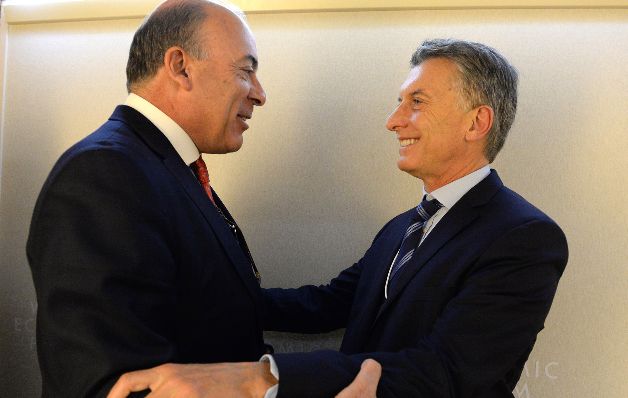 Presidente de Argentina, Mauricio Macri, sostuvo importantes reuniones con diferentes directivos de  multinacionales.  /  EFE