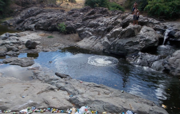 El caudal del río ha disminuido. Foto/ Zenaida Vásquez