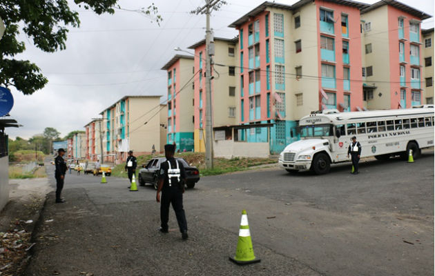 En Pedregal se han colocado puestos de control 