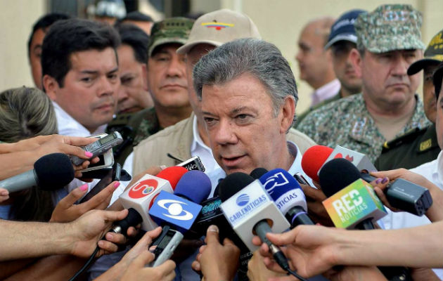 Juan Manuel Santos, presidente de Colombia. Foto/ AP